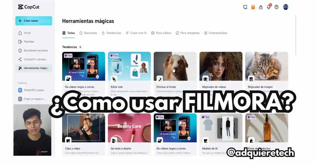 CapCut es una plataforma creativa todo en uno basada en IA