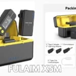 FULAIM X5M, micrófono inalámbrico que ofrece calidad de audio profesional para creadores de contenido.