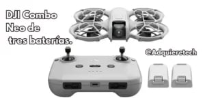 DJI Combo Neo, mini drone 4K UHD con tres baterías para vuelos prolongados y grabaciones de alta calidad.