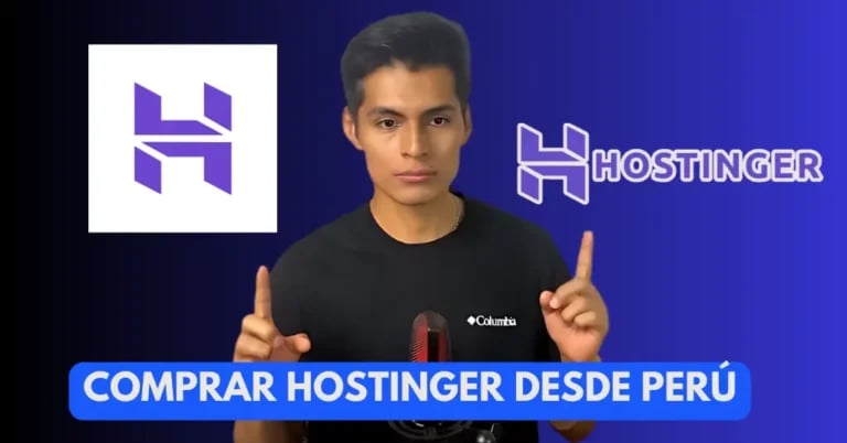 Interfaz de Hostinger mostrando el proceso de compra desde Perú, incluyendo selección de planes y métodos de pago.