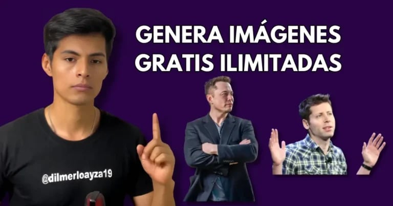 Interfaz de una herramienta en línea para crear imágenes ilimitadas de forma gratuita y sin restricciones.