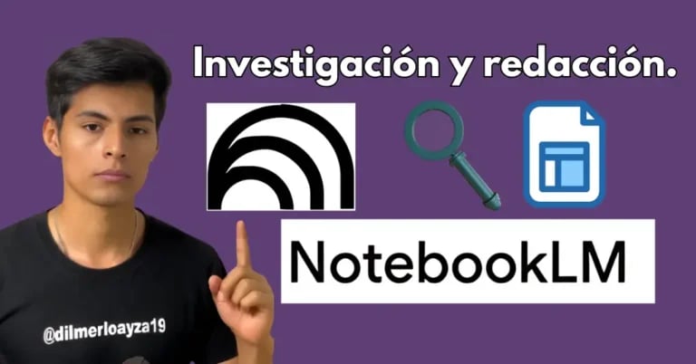 Interfaz de Notebook LM mostrando sus funciones avanzadas y usos inesperados en productividad y gestión de proyectos.