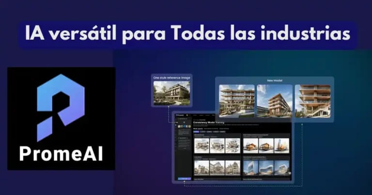 Imagen ilustrativa que muestra la integración de la inteligencia artificial en el diseño arquitectónico mediante PromeAI.