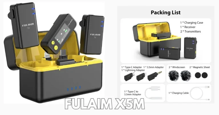 FULAIM X5M: Micrófono Inalámbrico que Revoluciona el Audio 1 FULAIM X5M, micrófono inalámbrico que ofrece calidad de audio profesional para creadores de contenido.