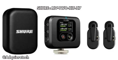 Shure Movmic, kit profesional de dos micrófonos Lavalier inalámbricos para grabación y transmisión.