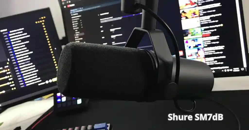 Shure SM7dB, micrófono profesional de alta calidad, considerado el nuevo rey en el mercado de micrófonos.