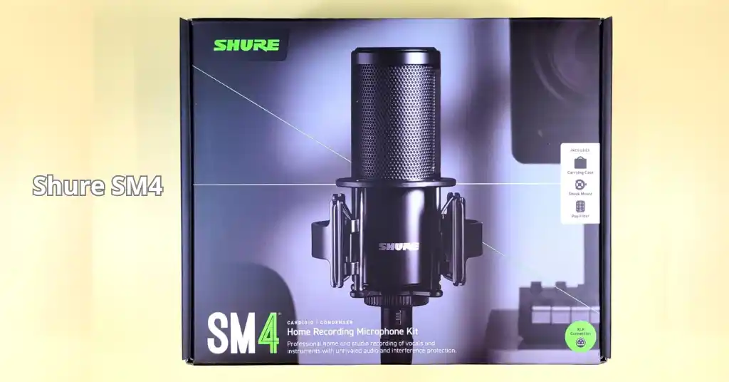 Shure SM4, micrófono profesional con características avanzadas y comparación de rendimiento.