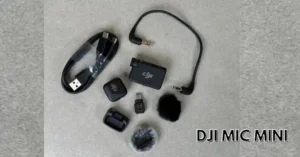 Micrófono inalámbrico DJI MIC MINI utilizado para grabaciones de audio claras y profesionales