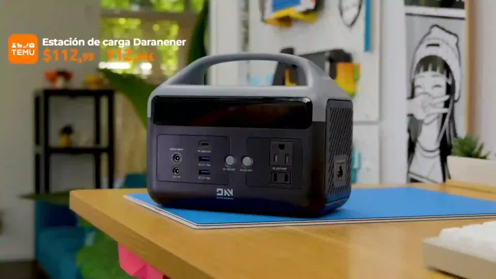 10 Gadgets de TEMU que No Puedes Perderte 11 Estación de carga Daranener y mini teclado plegable como destacados de TEMU.