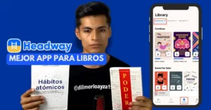 Aplicación Headway para mejorar el hábito de lectura con resúmenes de libros.