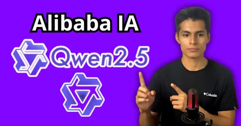 Imagen resaltando las capacidades avanzadas de Qwen 25 Max, la inteligencia artificial de Alibaba.