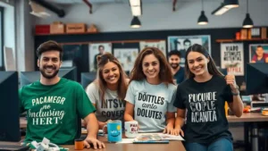 Captura de pantalla que muestra la integración entre Printify y Amazon, con productos personalizados listos para la venta en un marketplace online.